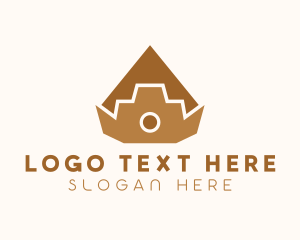 Deluxe Brown Crown  Logo