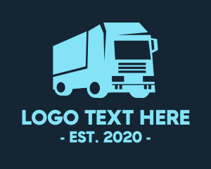 Trucking - Cargo Trailer Transportation logo design
