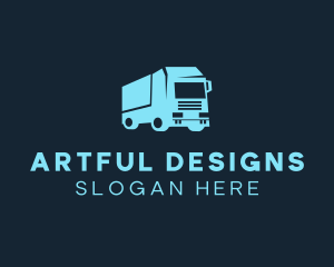 Cargo Trailer Transportation logo design