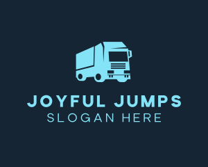 Cargo Trailer Transportation logo design