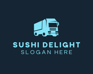 Cargo Trailer Transportation logo design