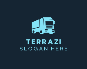 Cargo Trailer Transportation logo design