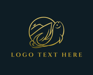 Nautical - Premium Fishing Boat logo design