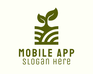 Herbal Plant Farming  Logo