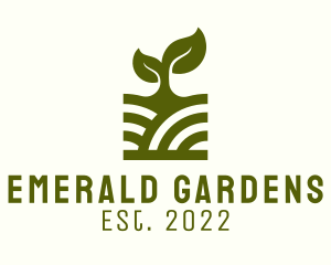 Herbal Plant Farming  logo design