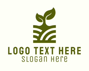 Herbal Plant Farming  Logo