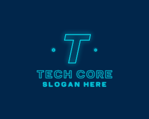 Neon Tech Software logo design