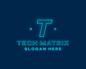 Neon Tech Software logo design