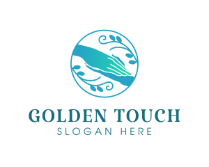 Hand Touch Spa logo design