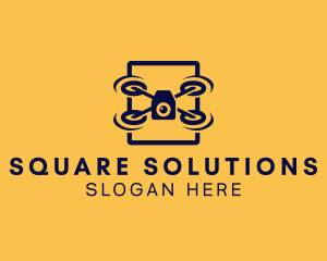 Drone Square Film logo design