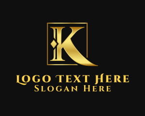 Luxury - Luxury Diamond Letter K logo design