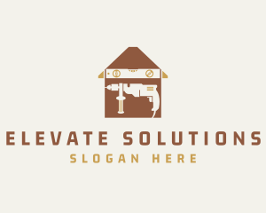 Level - Contractor Home Builder logo design