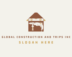 Drill - Contractor Home Builder logo design