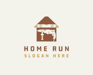 Contractor Home Builder logo design