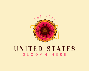 Blanket Flower Oklahoma logo design