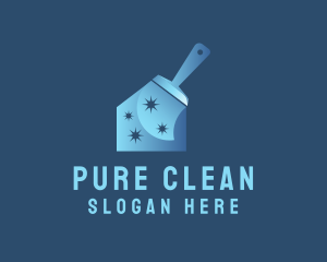 Broom Home Cleaning logo design