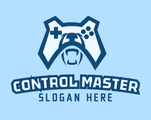 Controller - Bear Controller Gaming Avatar logo design