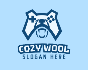 Bear Controller Gaming Avatar logo design