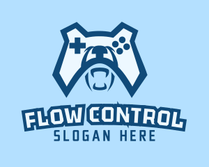Bear Controller Gaming Avatar logo design