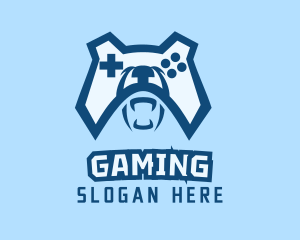 Bear Controller Gaming Avatar logo design