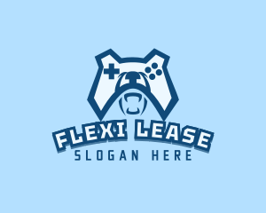 Bear Controller Gaming Avatar logo design