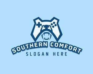 Bear Controller Gaming Avatar logo design