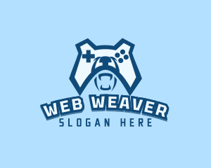 Bear Controller Gaming Avatar logo design