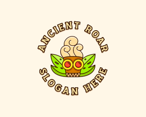 Ancient Mayan Cafe  logo design