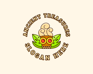 Ancient Mayan Cafe  logo design