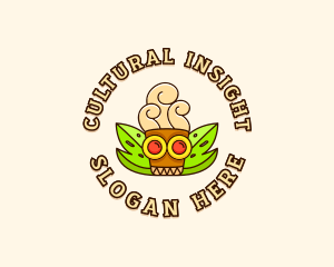 Ancient Mayan Cafe  logo design