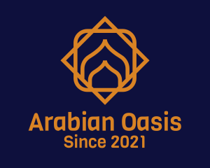 Arabian - Arabian Dome Tile Pattern logo design