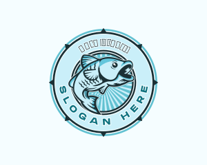 Ocean - Fish Seafood Market Restaurant logo design