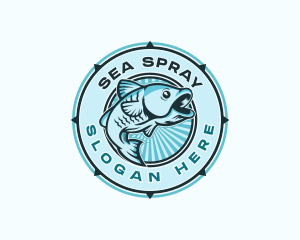 Fish Seafood Market Restaurant logo design