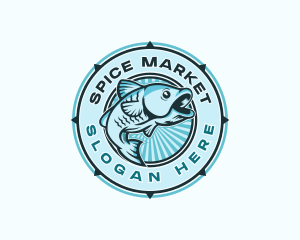 Fish Seafood Market Restaurant logo design