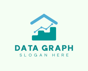 House Bar Graph logo design