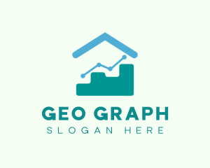 House Bar Graph logo design