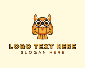 Bird - Horned Owl Bird logo design