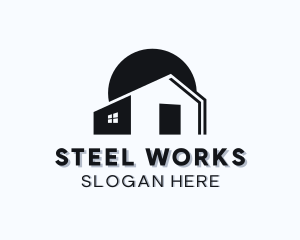 Logistics Warehouse Storage  logo design