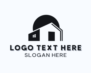 Factory - Logistics Warehouse Storage logo design