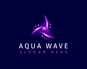 Futuristic Tech Waves logo design