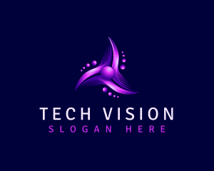 Futuristic - Futuristic Tech Waves logo design