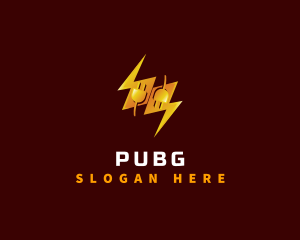 Plug Lightning Electricity Logo