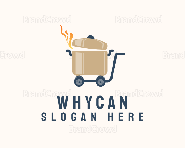 Hot Food Cart Logo