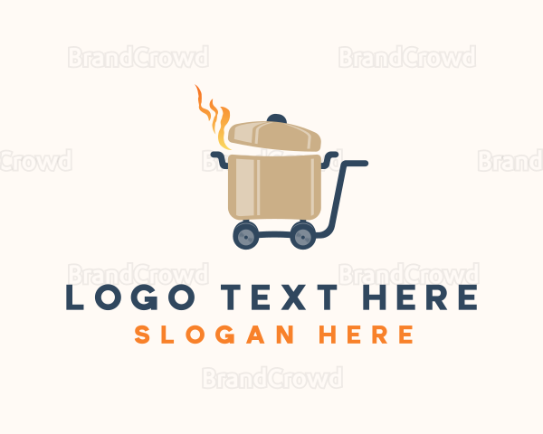 Hot Food Cart Logo