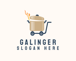 Hot Food Cart Logo