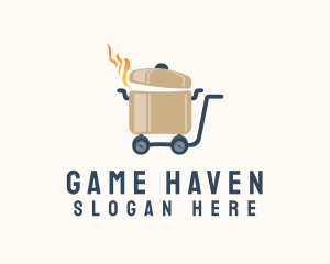 Hot Food Cart Logo