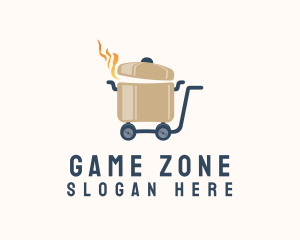 Street Food - Hot Food Cart logo design