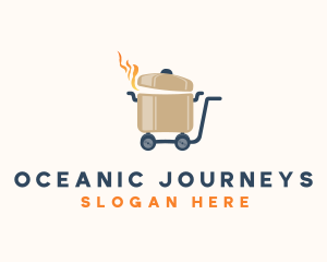 Hot Food Cart Logo