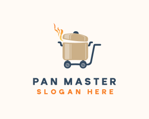 Hot Food Cart logo design