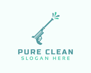 Green Pressure Washing logo design